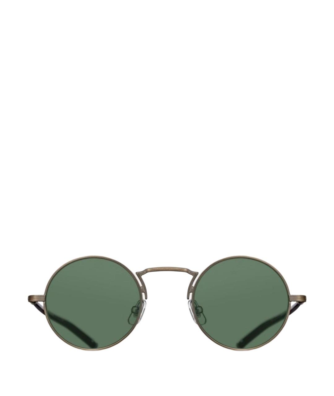 MATSUDA Золотые металлические солнцезащитные очки, фото 1