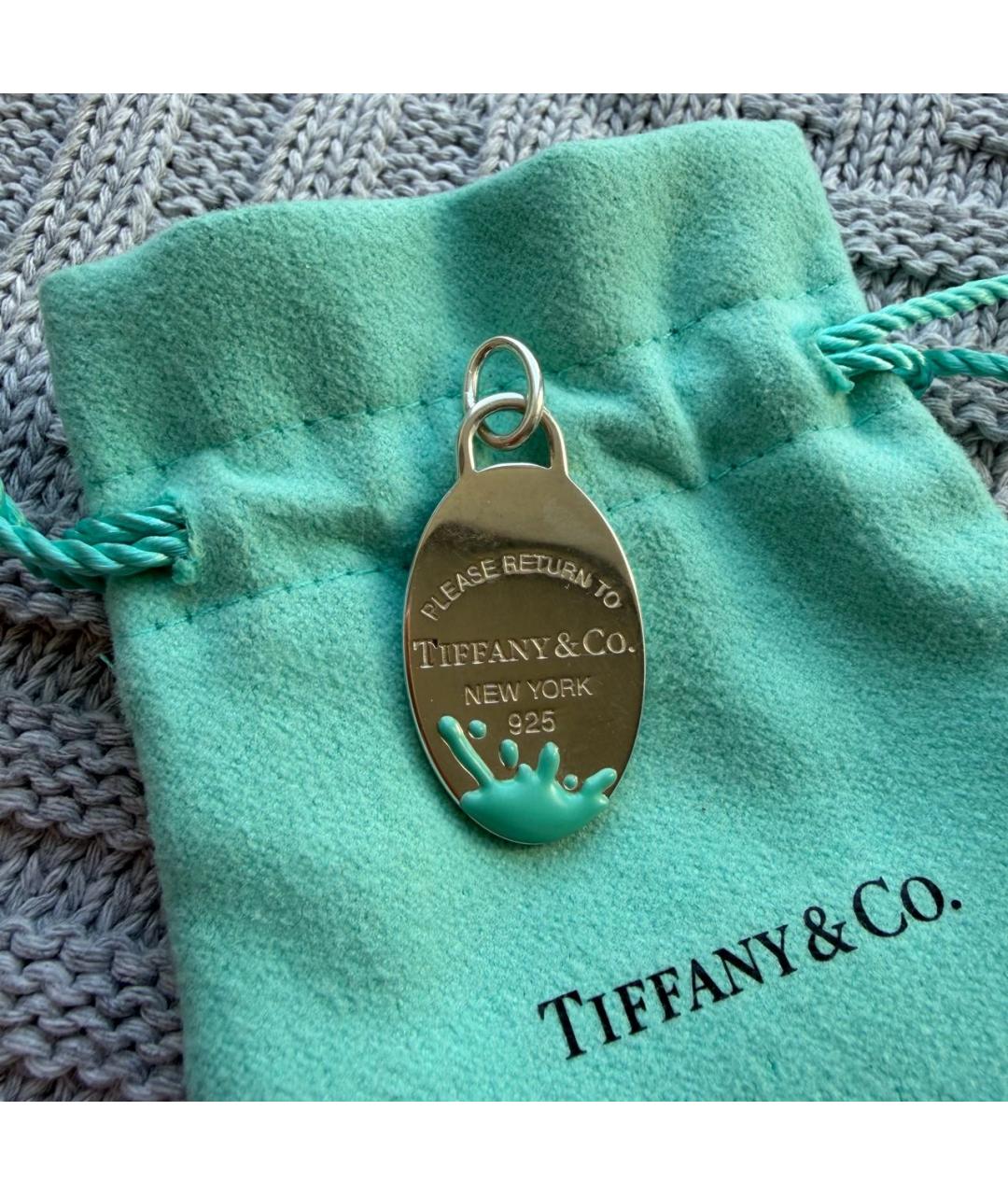 TIFFANY&CO Серебрянный серебряный кулон, фото 3