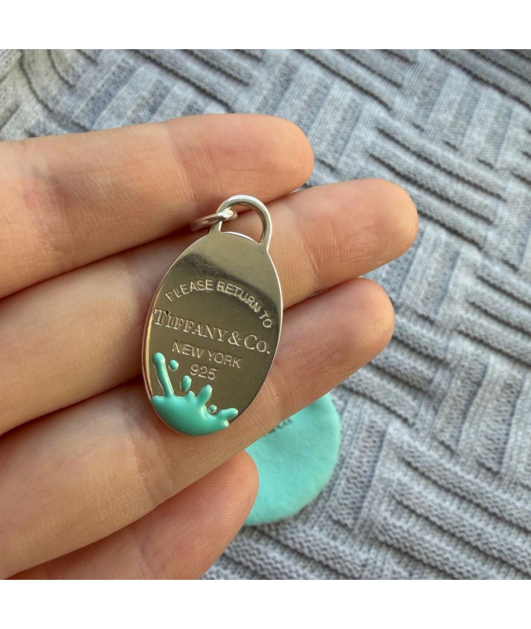 TIFFANY&CO Серебрянный серебряный кулон, фото 8