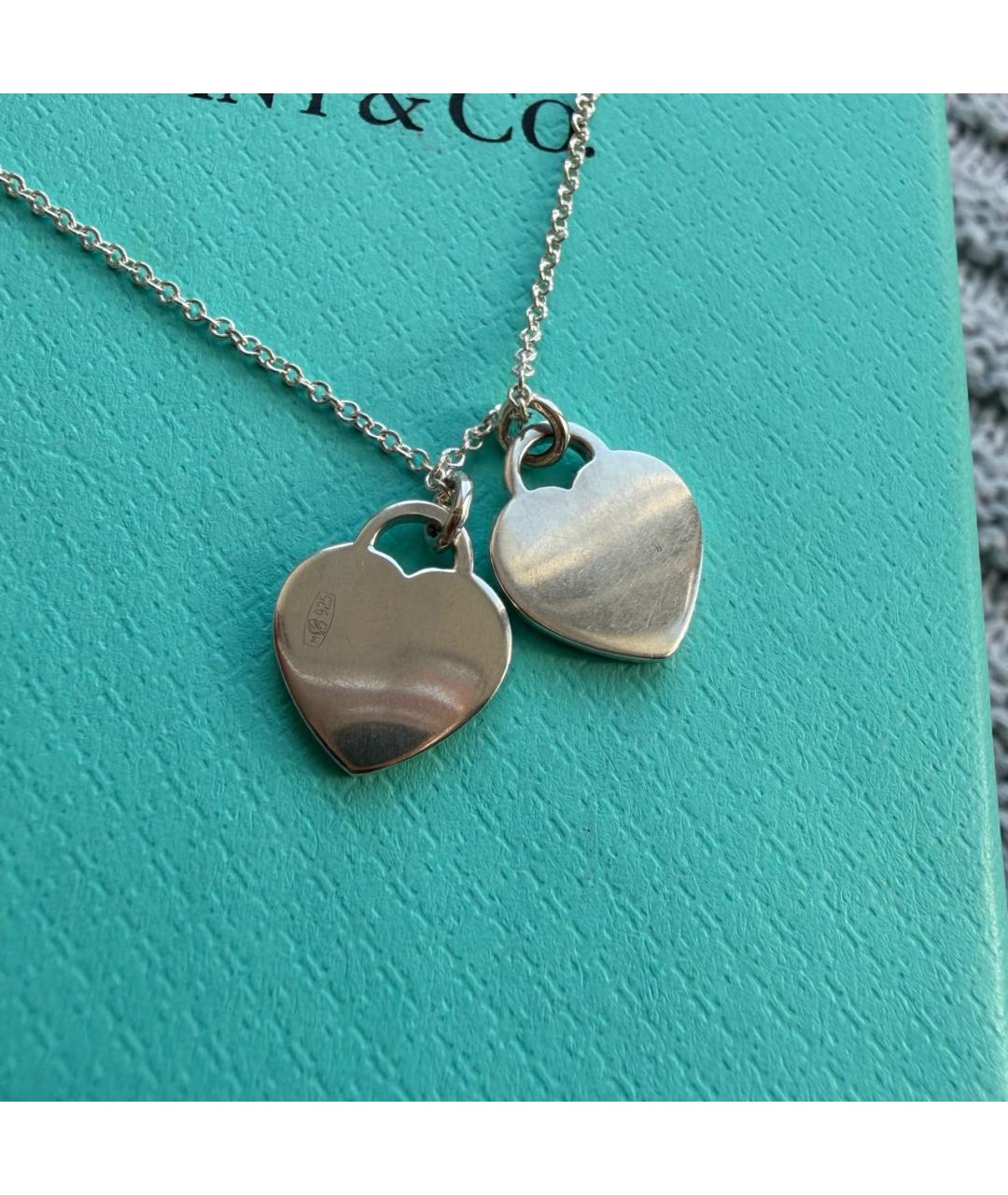 TIFFANY&CO Серебрянный серебряный кулон, фото 4