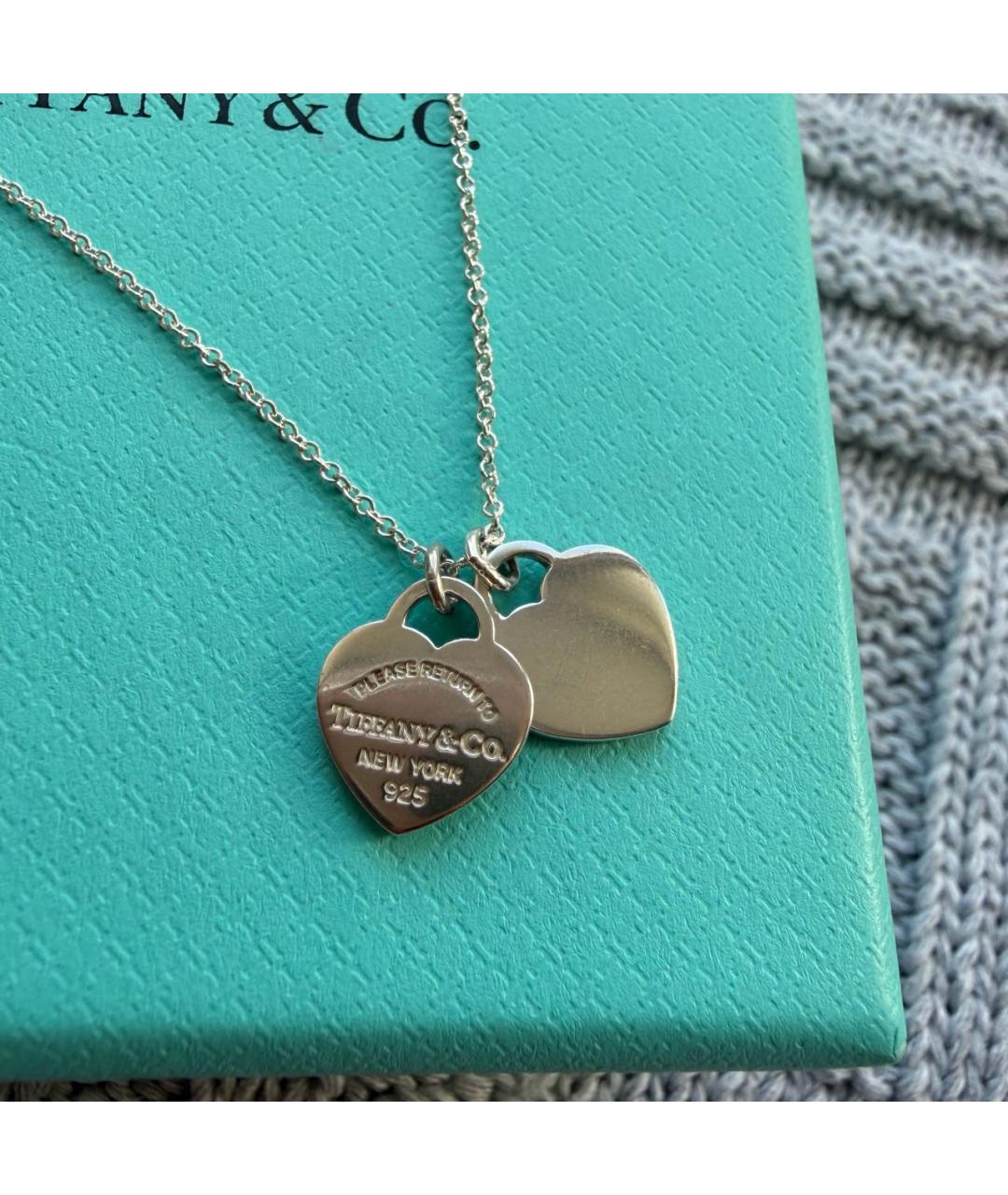 TIFFANY&CO Серебрянный серебряный кулон, фото 3
