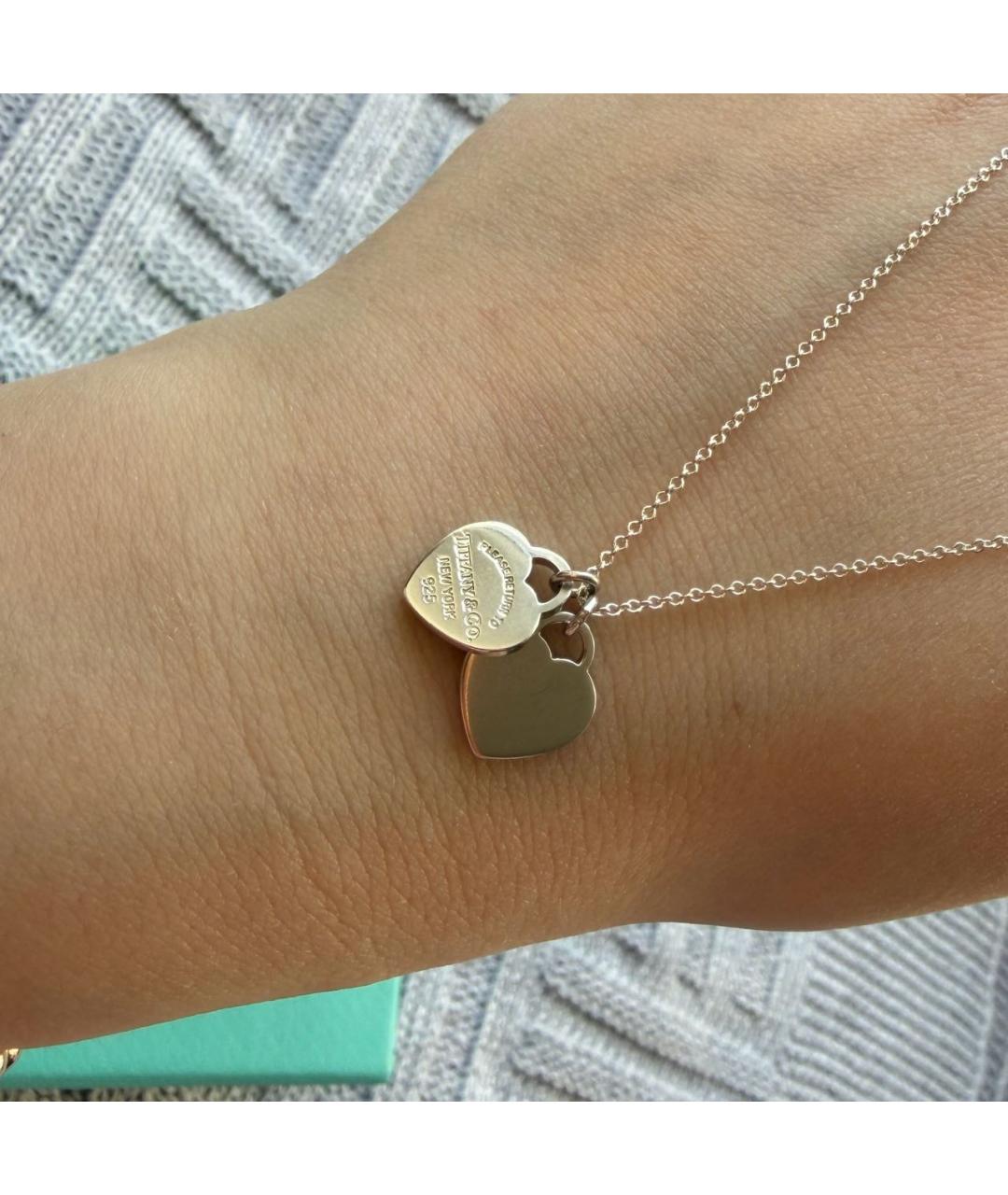TIFFANY&CO Серебрянный серебряный кулон, фото 8