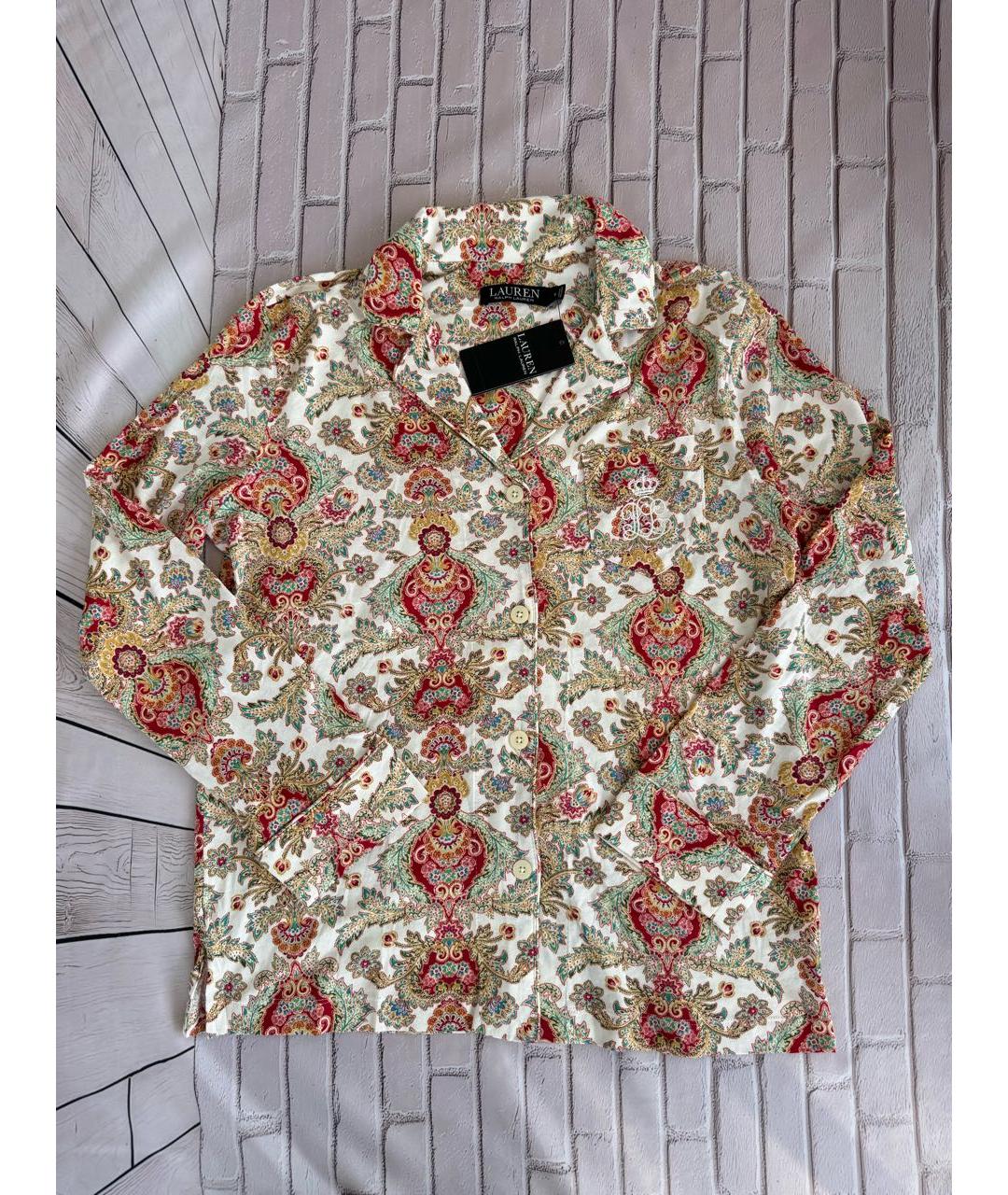 RALPH LAUREN Мульти хлопковая пижама, фото 8