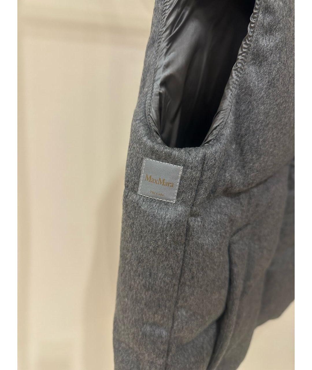 MAX MARA THE CUBE Серый кашемировый жилет, фото 5