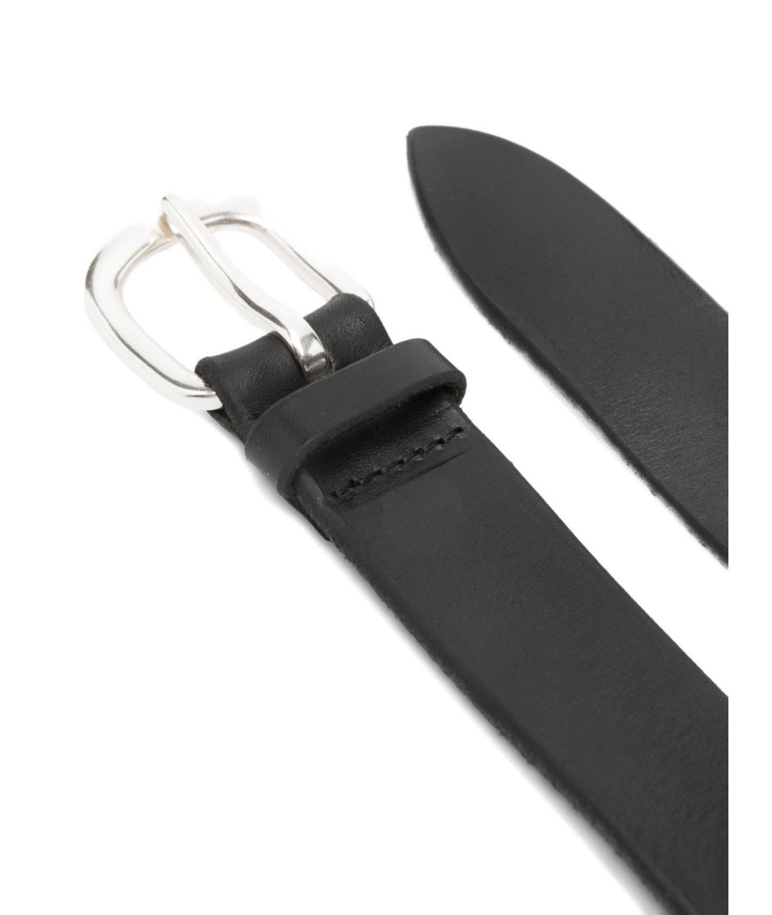 ORCIANI Черный кожаный ремень, фото 3