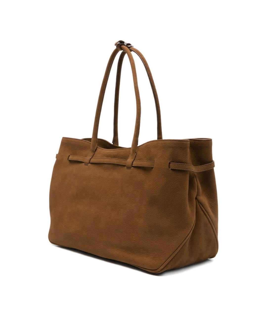 MARGESHERWOOD Коричневая замшевая сумка тоут, фото 2