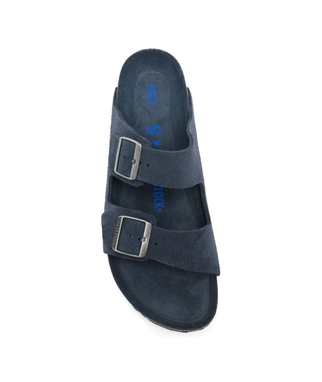 BIRKENSTOCK Синие замшевые сандалии, фото 3