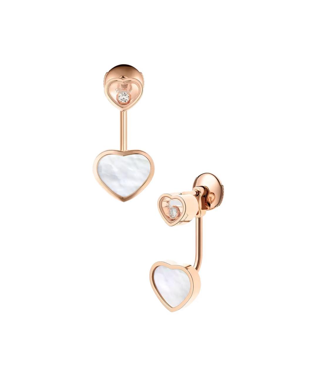 CHOPARD Золотые серьги из розового золота, фото 2
