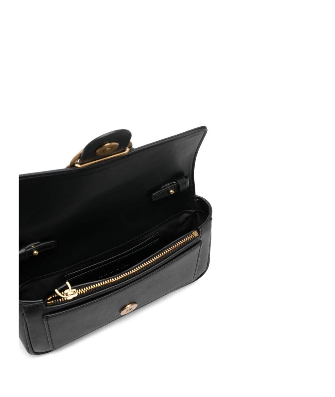 PINKO Черная сумка через плечо, фото 4