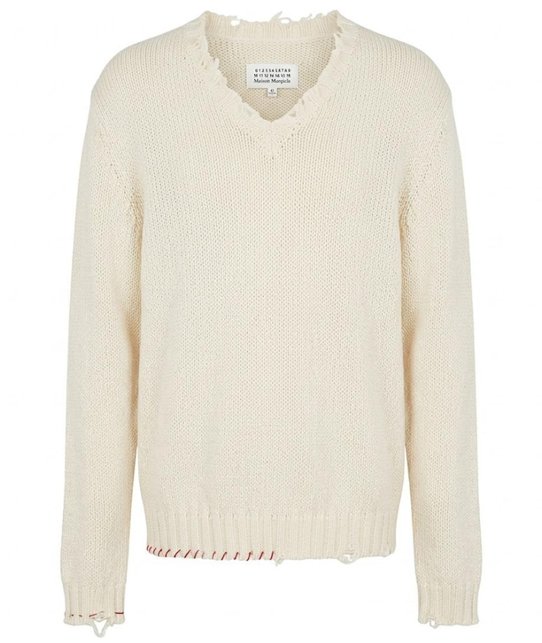 MAISON MARGIELA Бежевый джемпер / свитер, фото 1