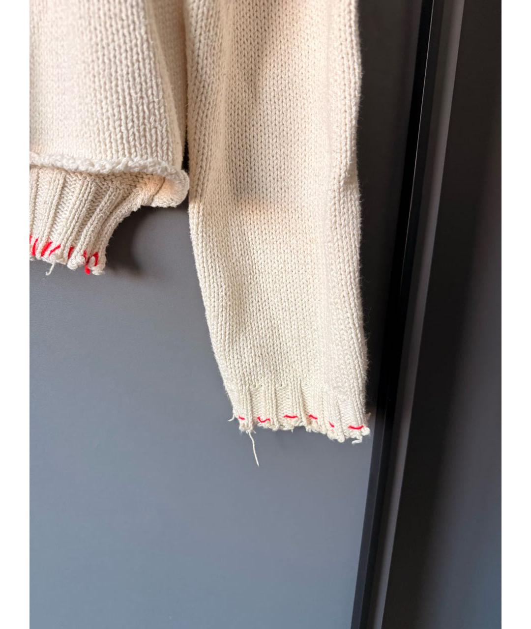 MAISON MARGIELA Бежевый джемпер / свитер, фото 8