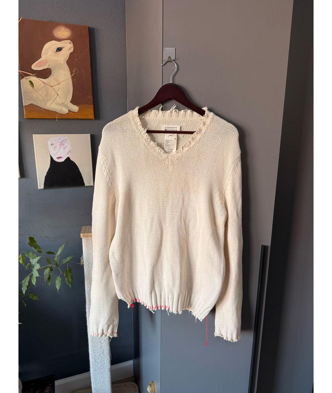 MAISON MARGIELA Бежевый джемпер / свитер, фото 9