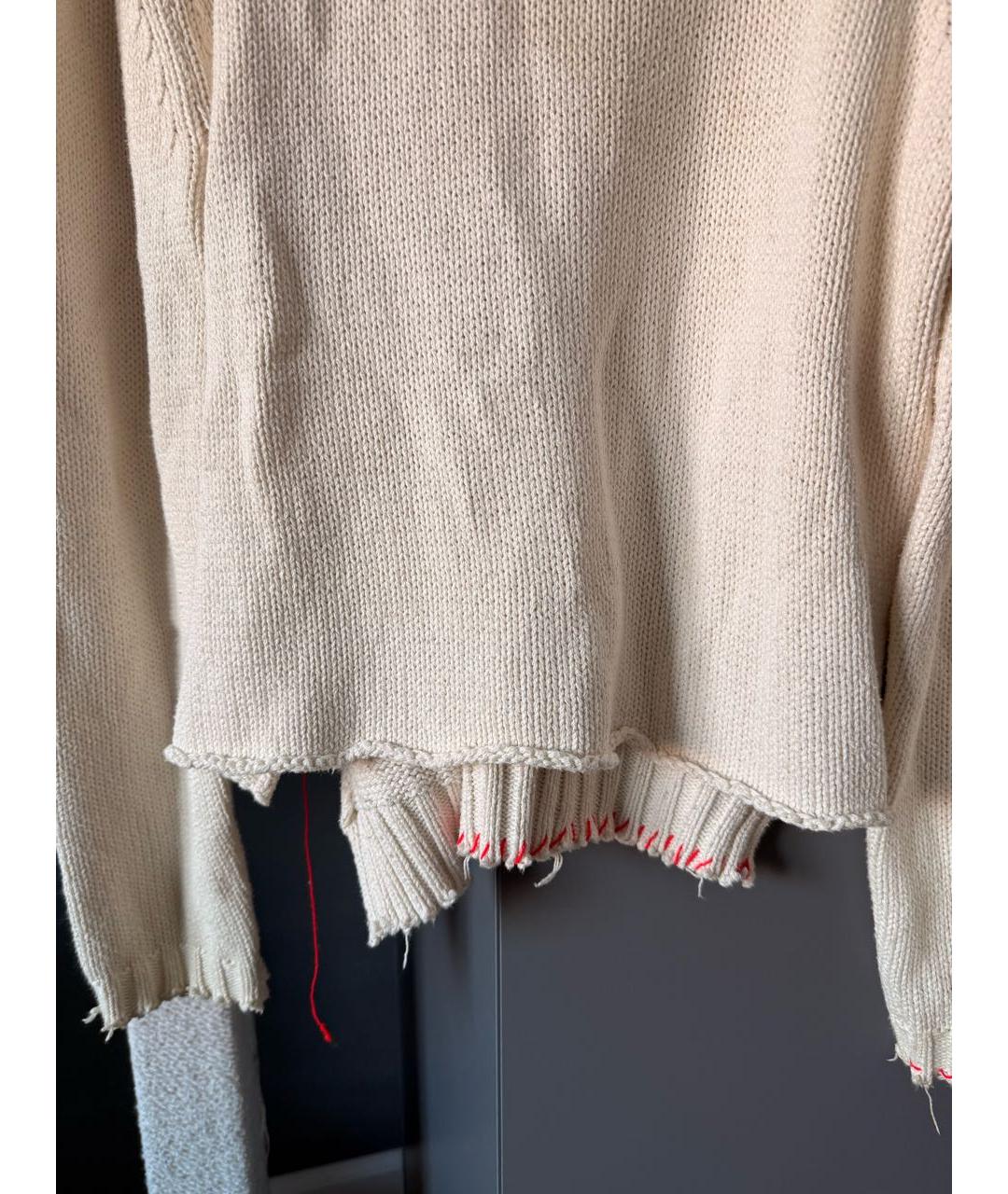 MAISON MARGIELA Бежевый джемпер / свитер, фото 7