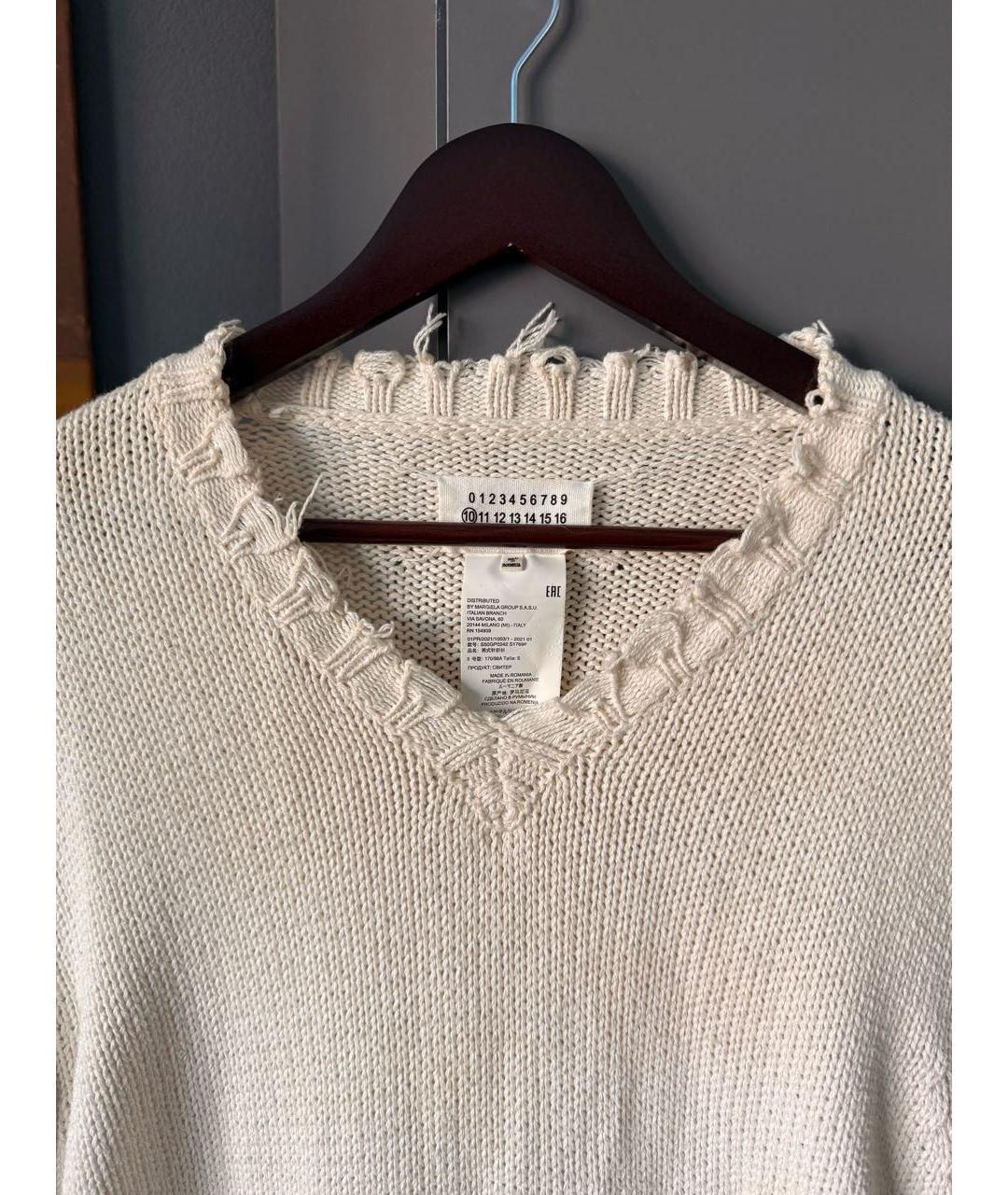 MAISON MARGIELA Бежевый джемпер / свитер, фото 3