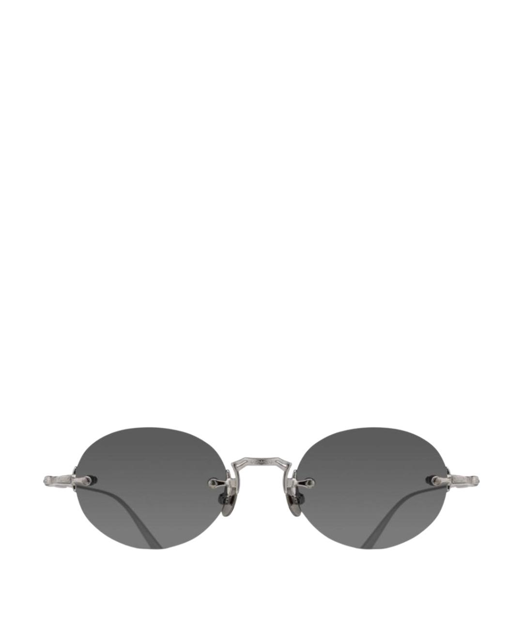 MATSUDA Антрацитовые металлические солнцезащитные очки, фото 1