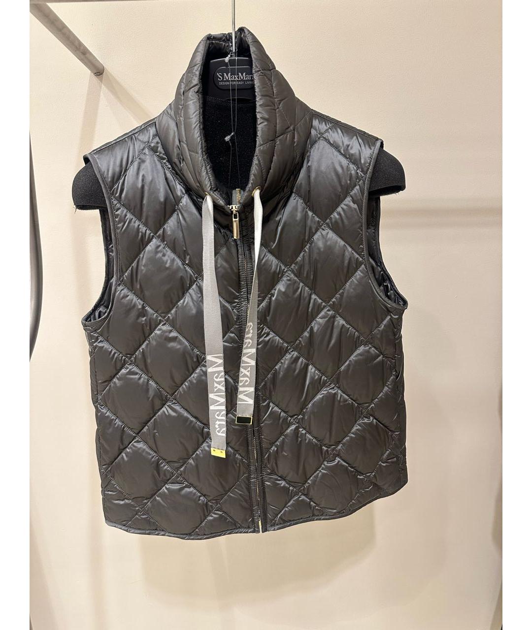 MAX MARA THE CUBE Серый полиамидовый жилет, фото 2