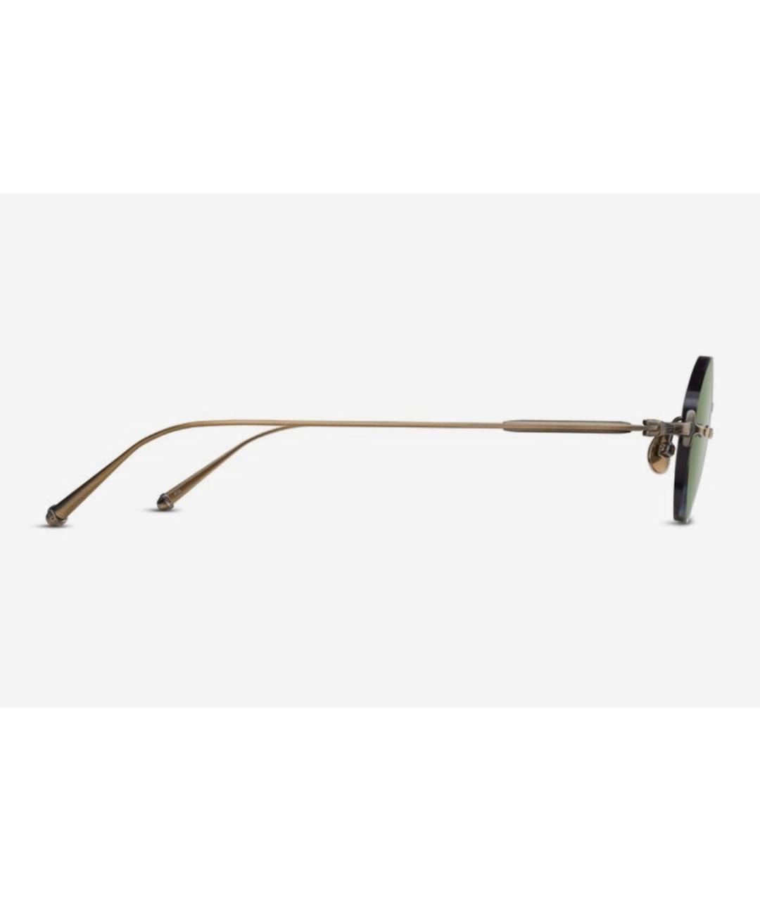 MATSUDA Золотые металлические солнцезащитные очки, фото 2