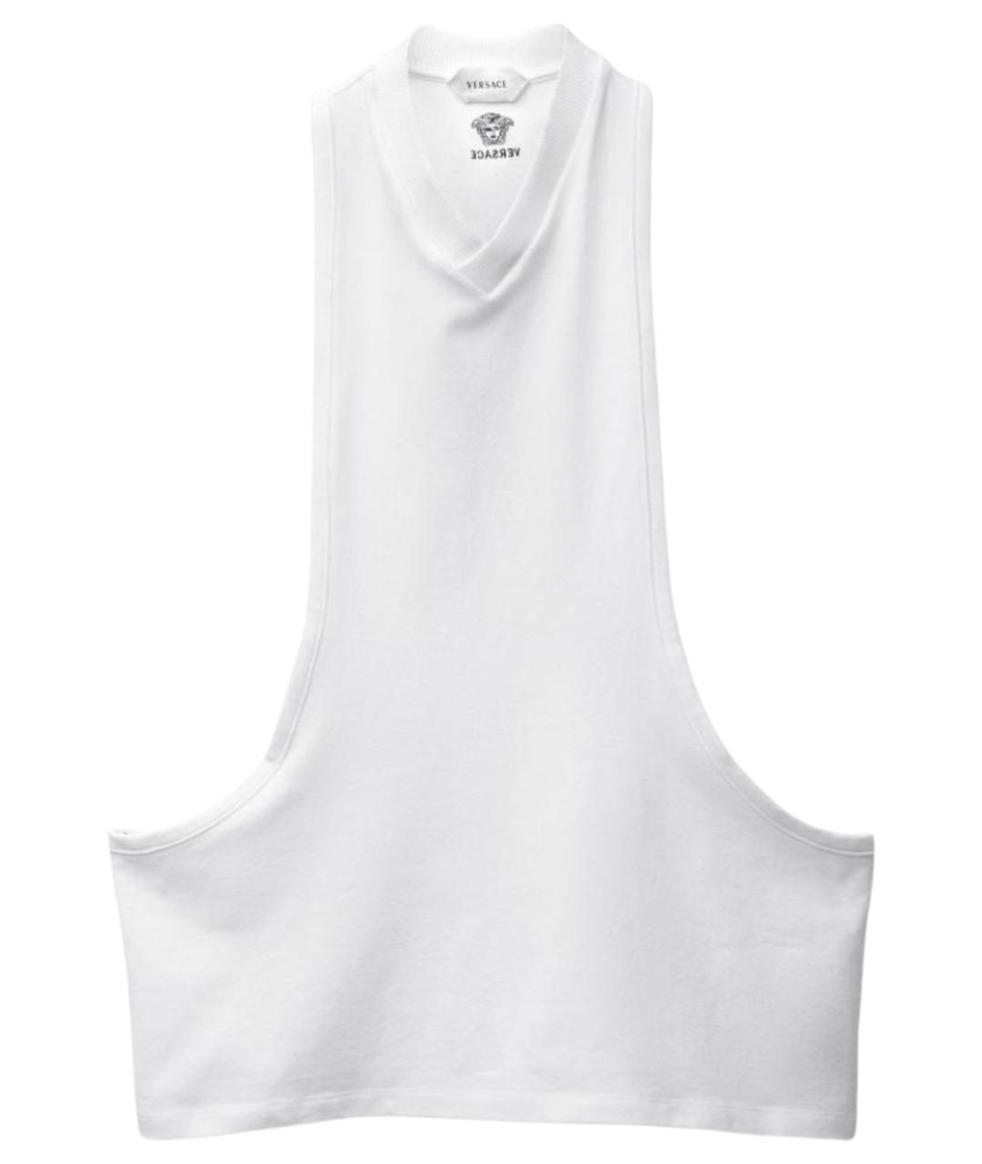 VERSACE Белая хлопковая майка, фото 1