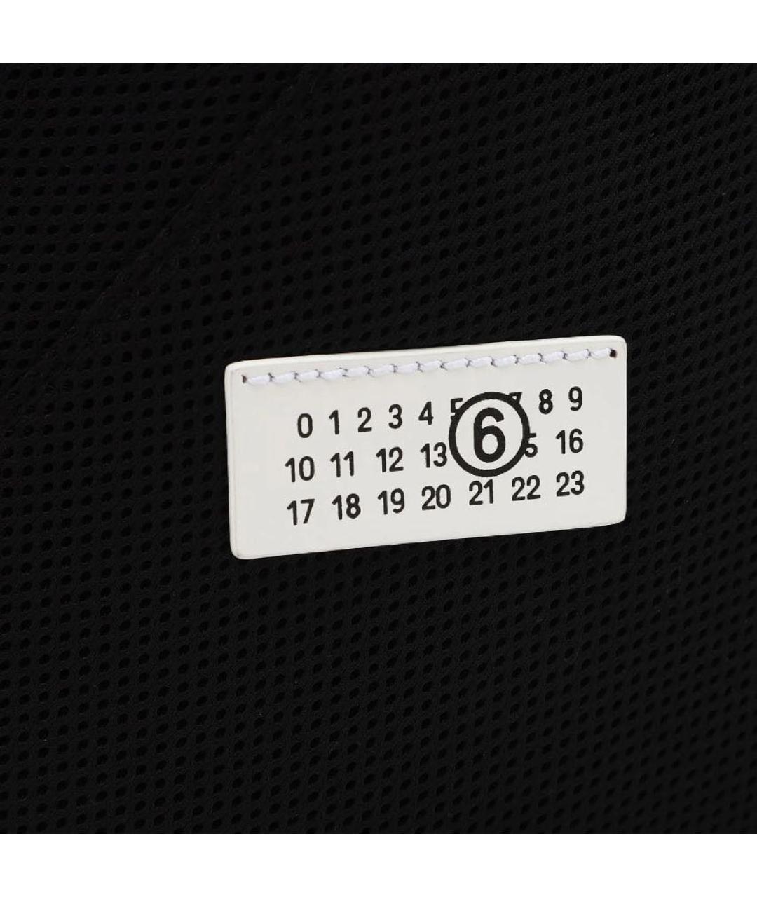 MM6 MAISON MARGIELA Черная сумка с короткими ручками, фото 4