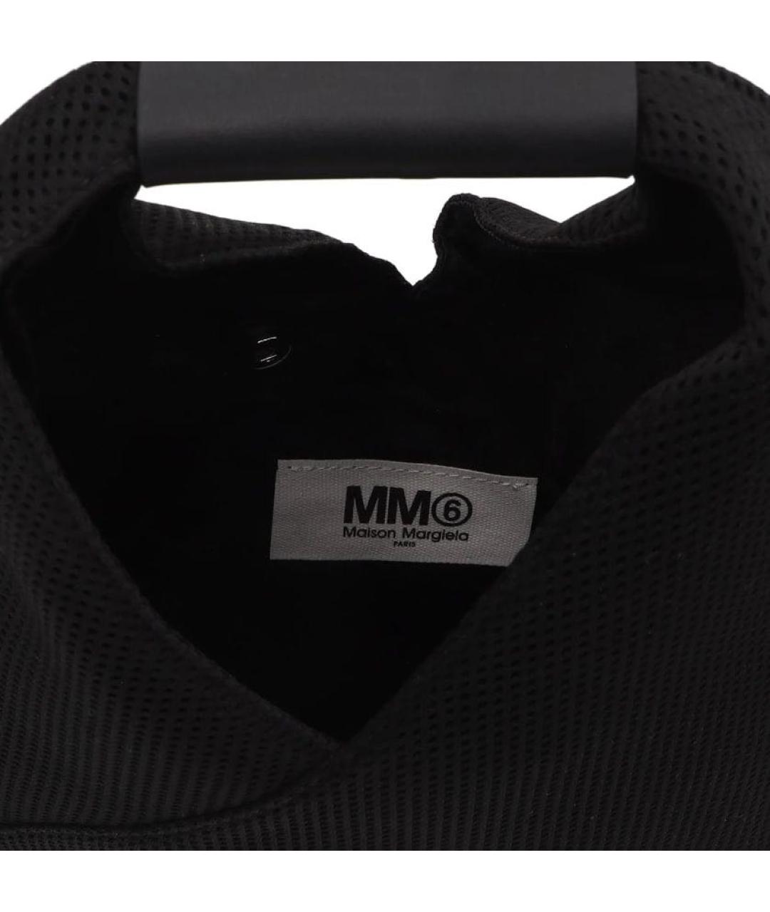 MM6 MAISON MARGIELA Черная сумка с короткими ручками, фото 3