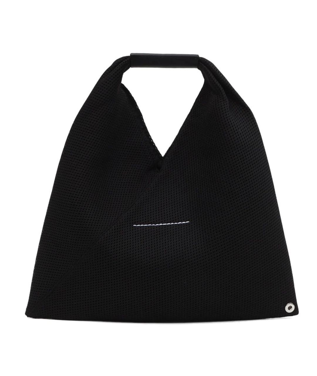 MM6 MAISON MARGIELA Черная сумка с короткими ручками, фото 2