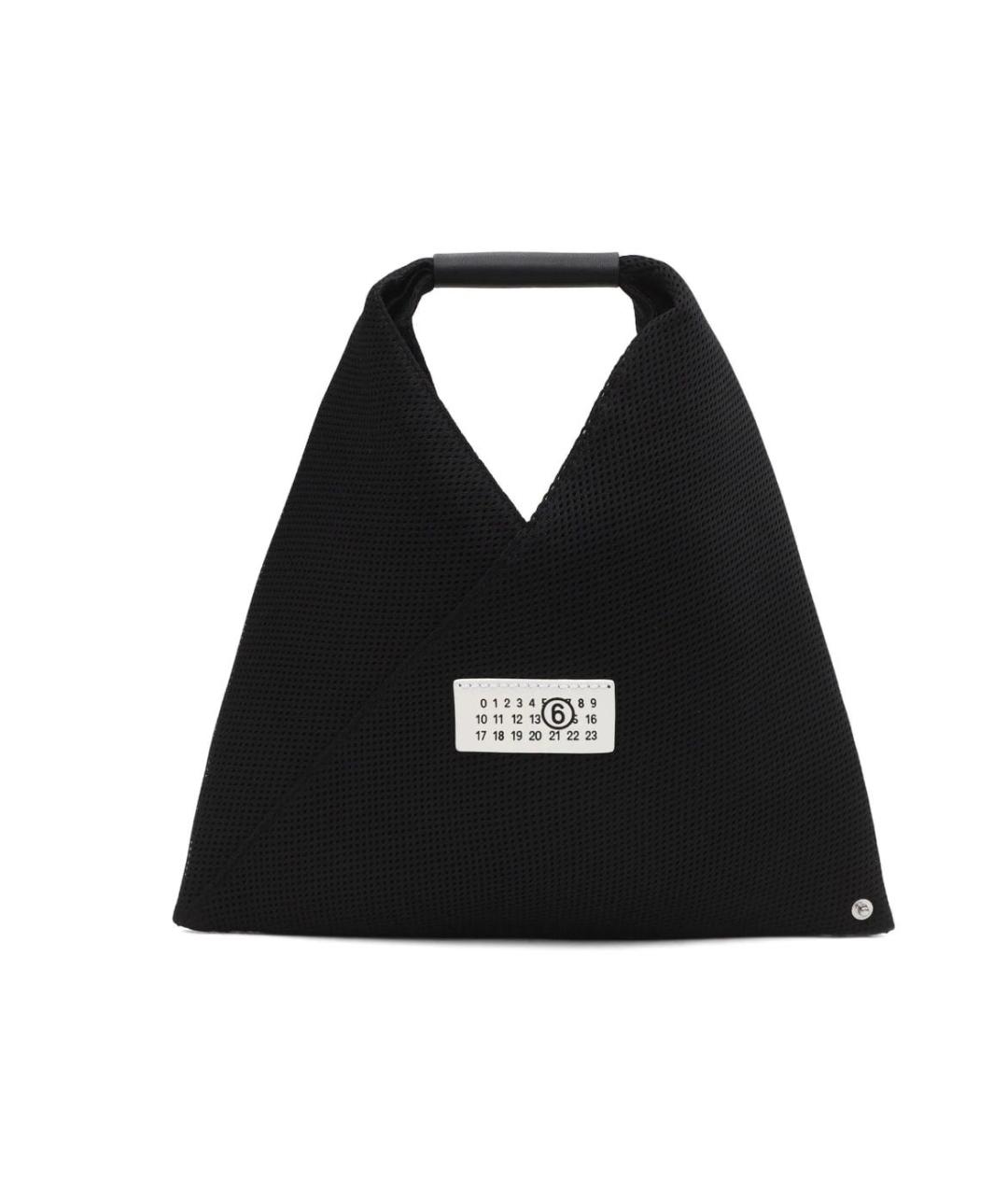 MM6 MAISON MARGIELA Черная сумка с короткими ручками, фото 8