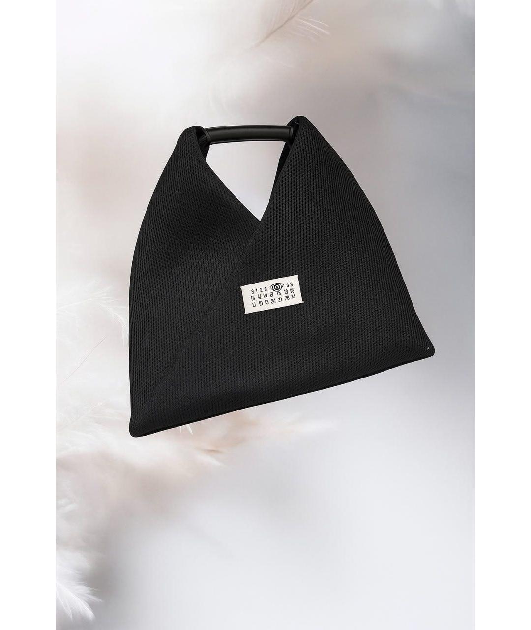 MM6 MAISON MARGIELA Черная сумка с короткими ручками, фото 6