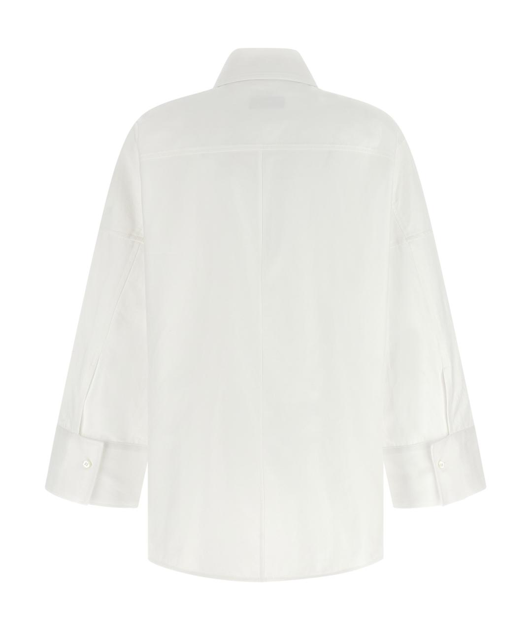 ALBERTO BIANI Белая хлопковая блузы, фото 2