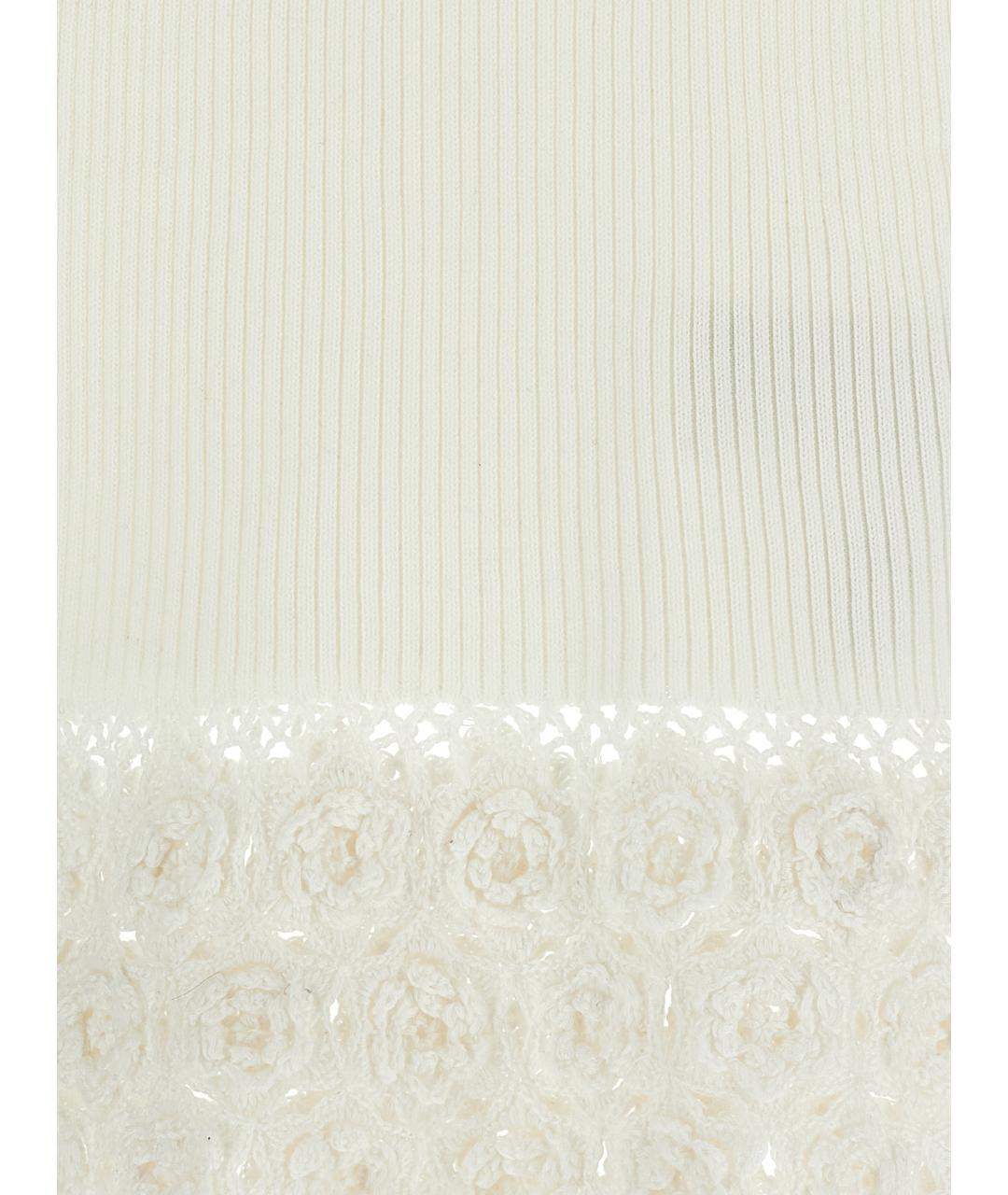 GANNI Белая хлопковая жилетка, фото 4