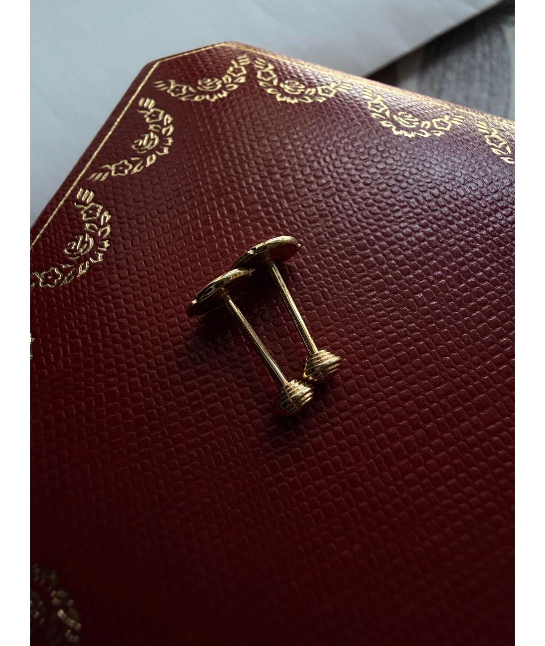 CARTIER Золотые серьги из желтого золота, фото 2