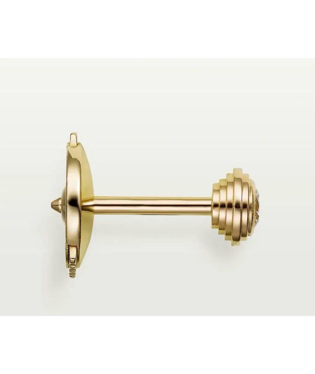 CARTIER Золотые серьги из желтого золота, фото 3