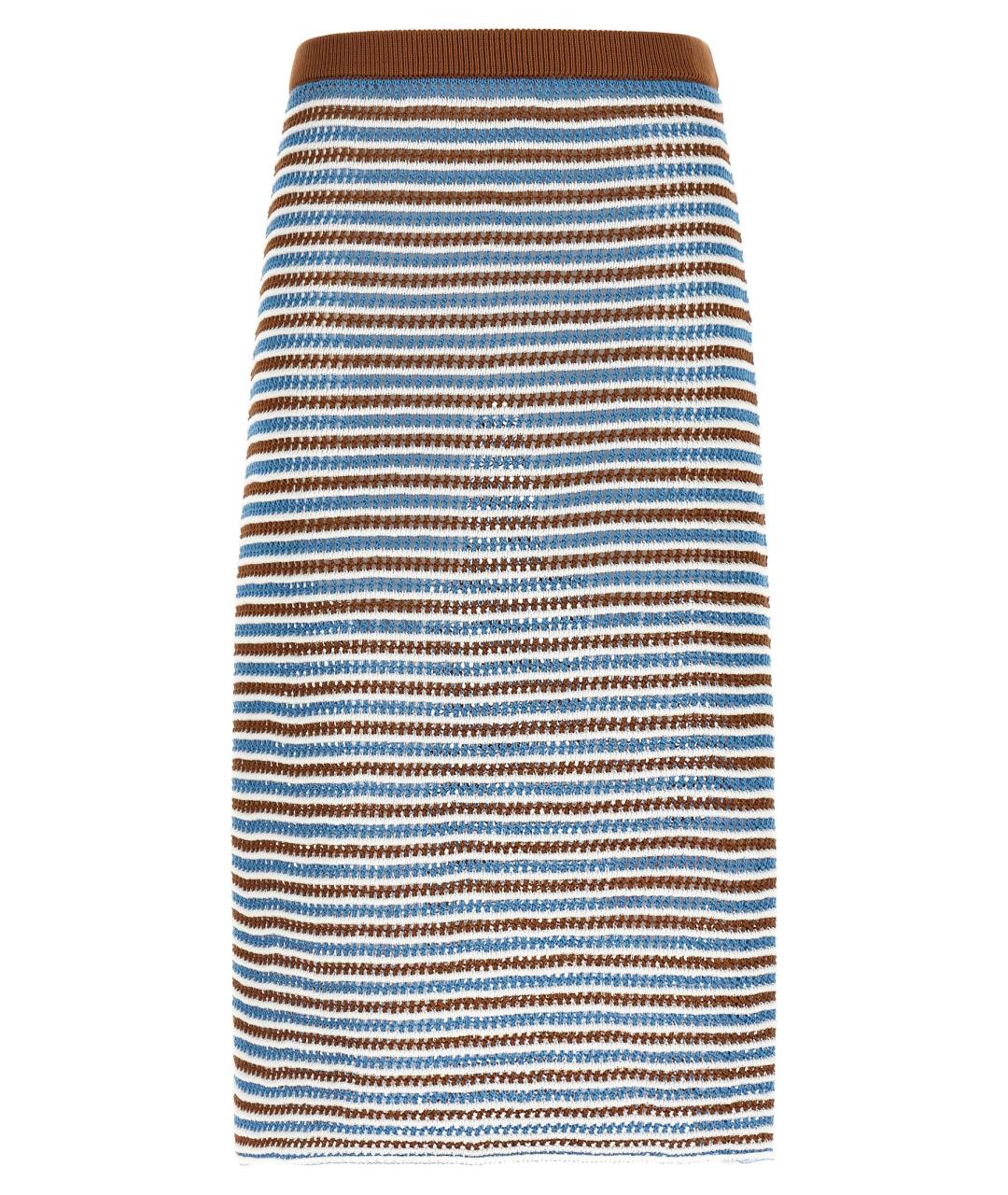 MARNI Мульти хлопковая юбка миди, фото 1