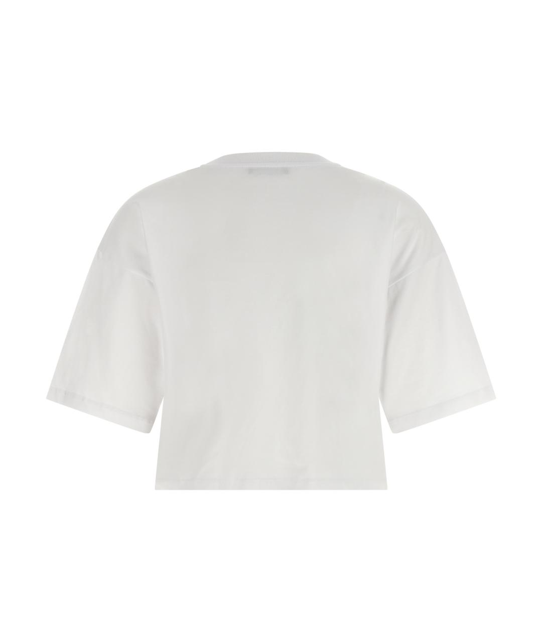 BALMAIN Белая хлопковая футболка, фото 2