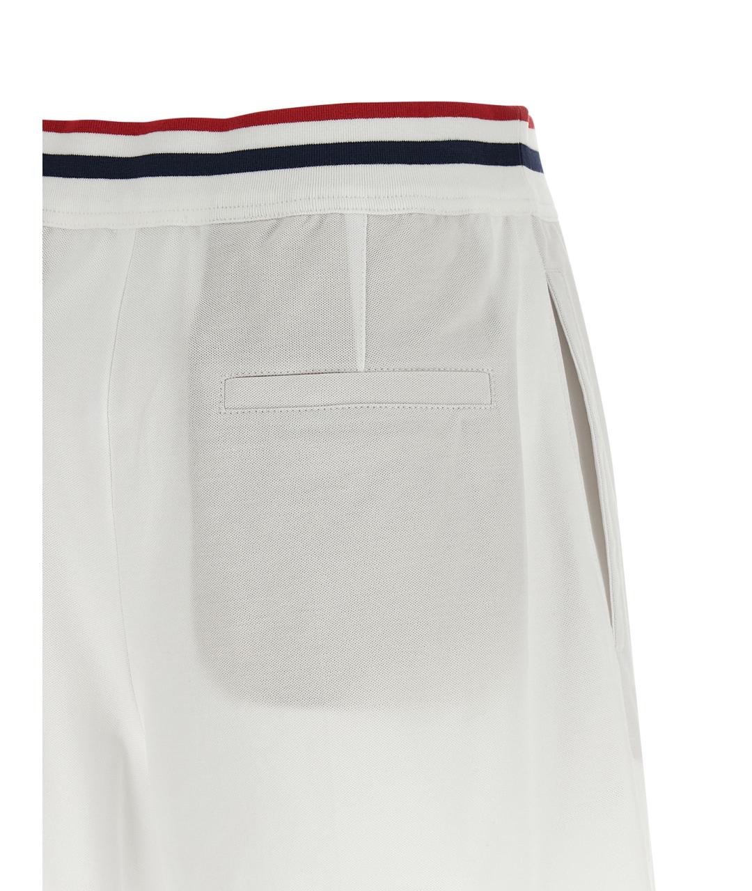 BRUNELLO CUCINELLI Белые хлопковые шорты, фото 4