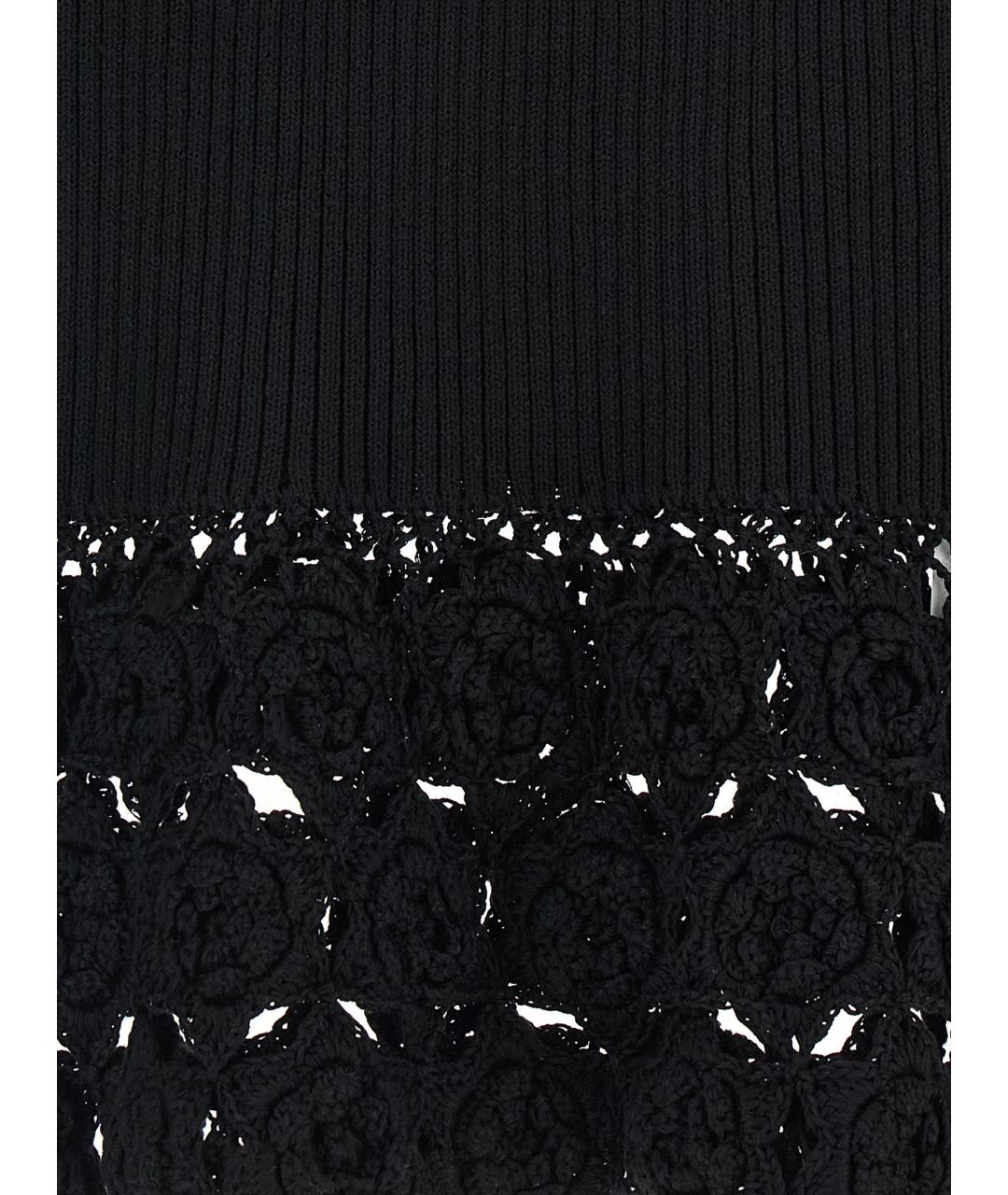 GANNI Черная хлопковая жилетка, фото 4