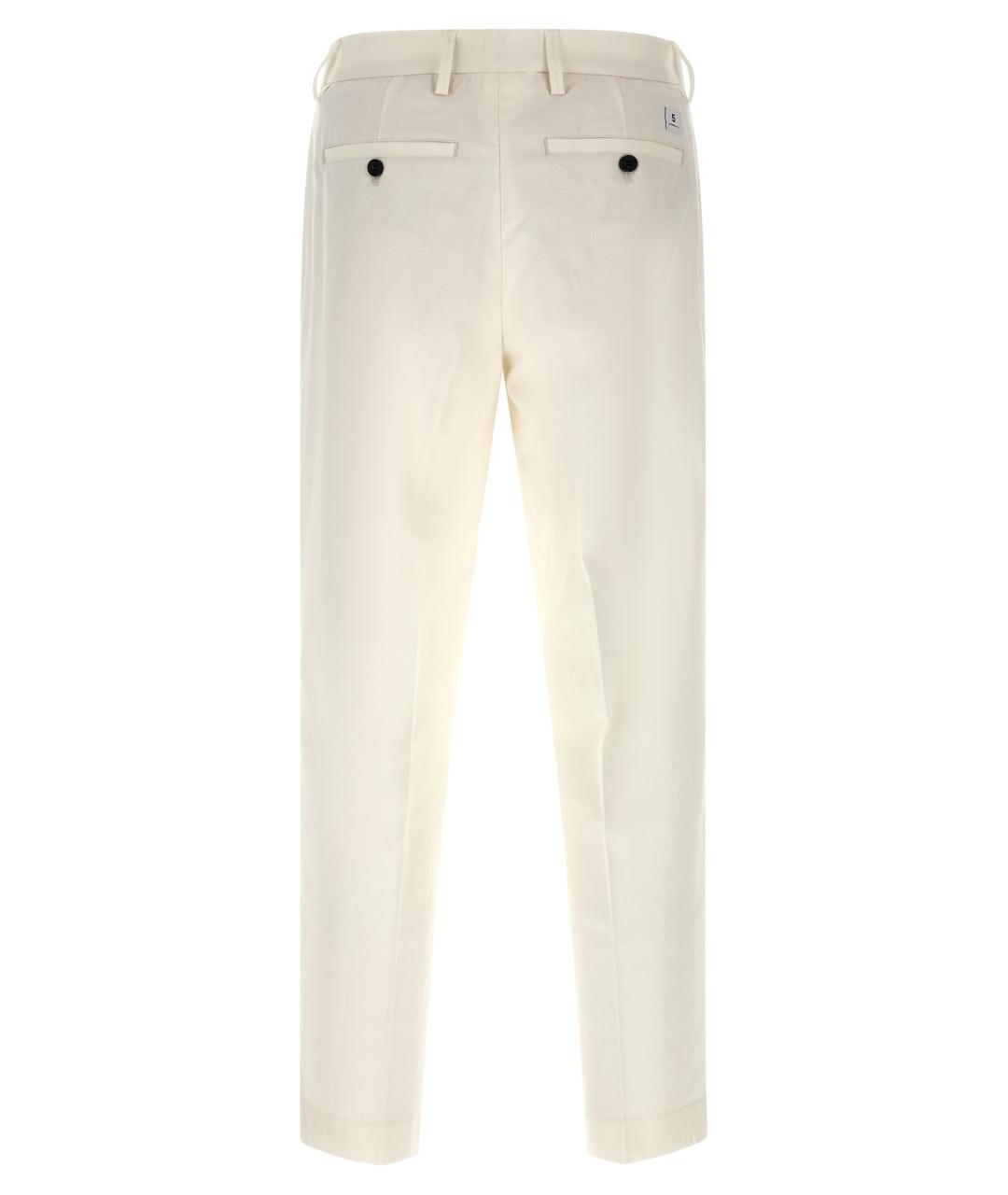 DEPARTMENT 5 Белые повседневные брюки, фото 2