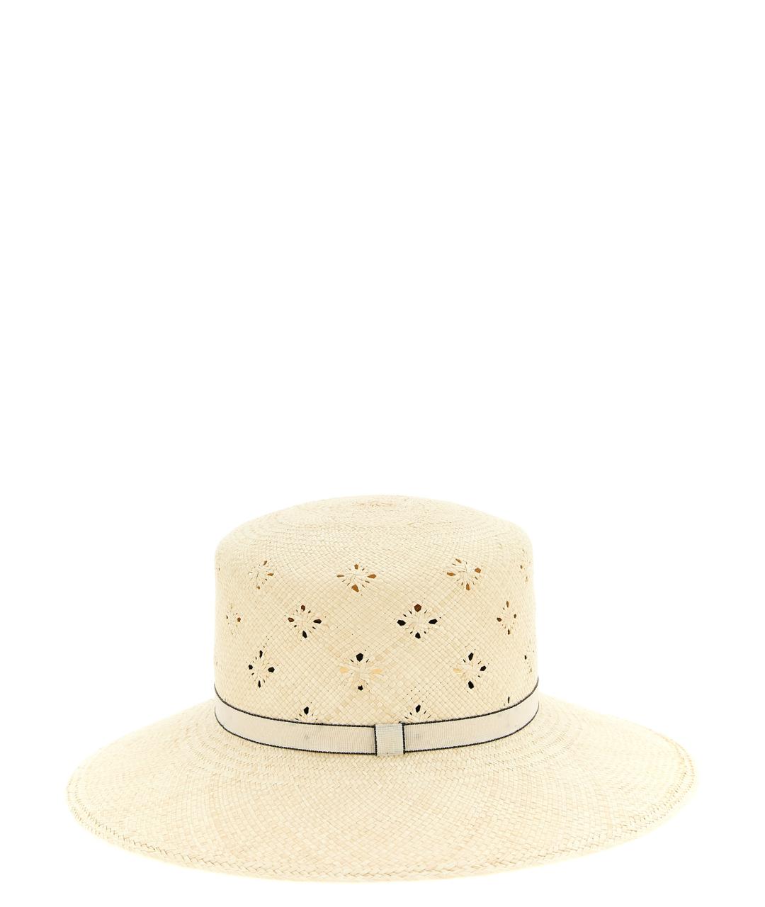 MAISON MICHEL Бежевая шляпа, фото 3