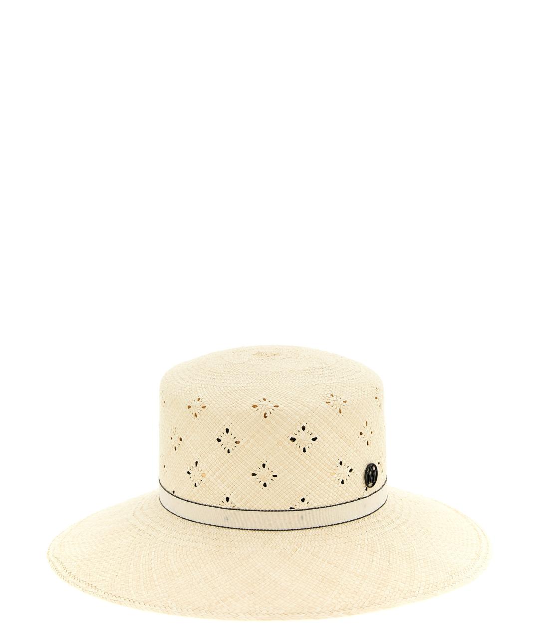 MAISON MICHEL Бежевая шляпа, фото 1