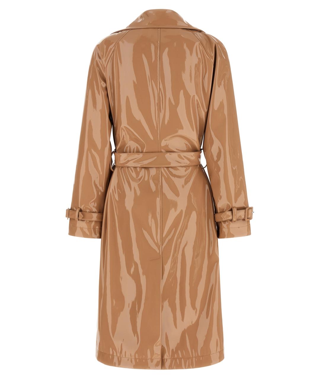 DOLCE&GABBANA Розовый полиэстеровый тренч/плащ, фото 2