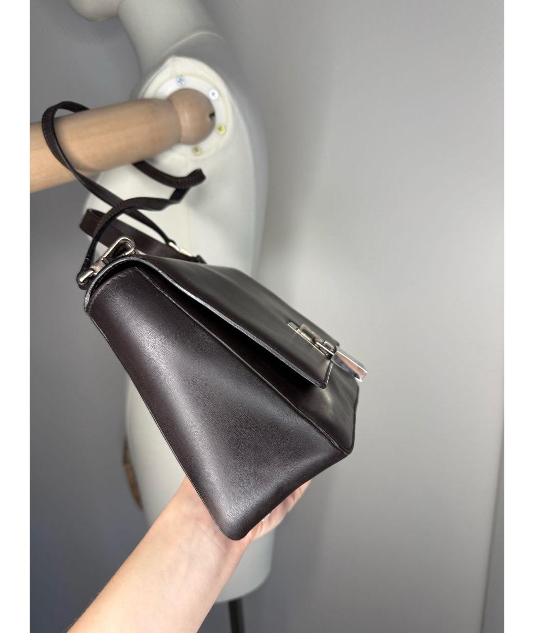 GUCCI Коричневая сумка с короткими ручками, фото 7