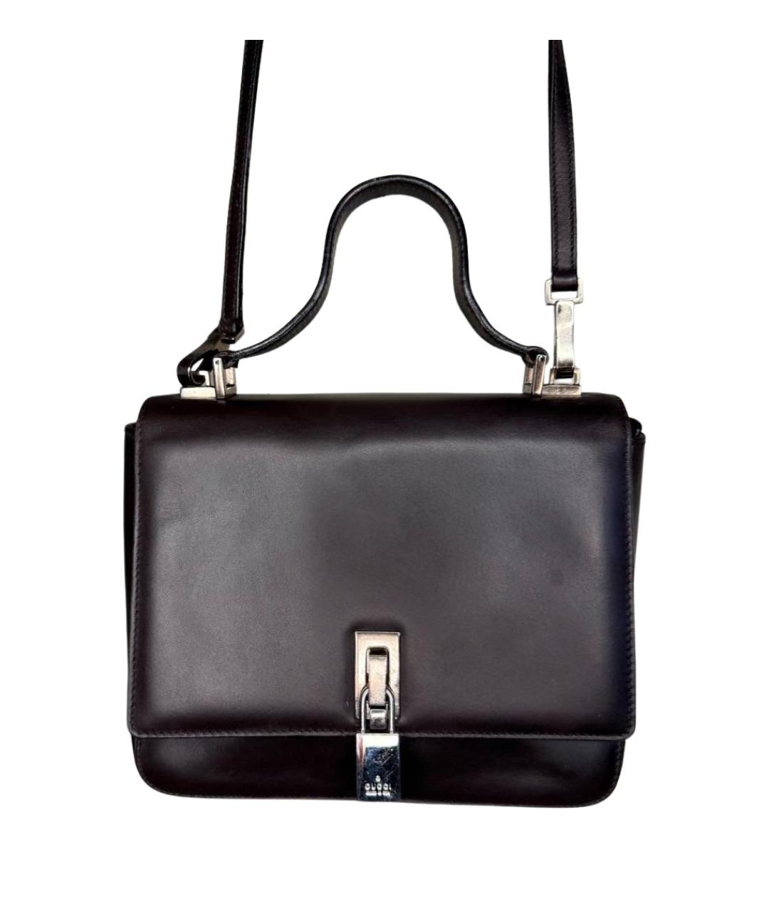 GUCCI Коричневая сумка с короткими ручками, фото 1