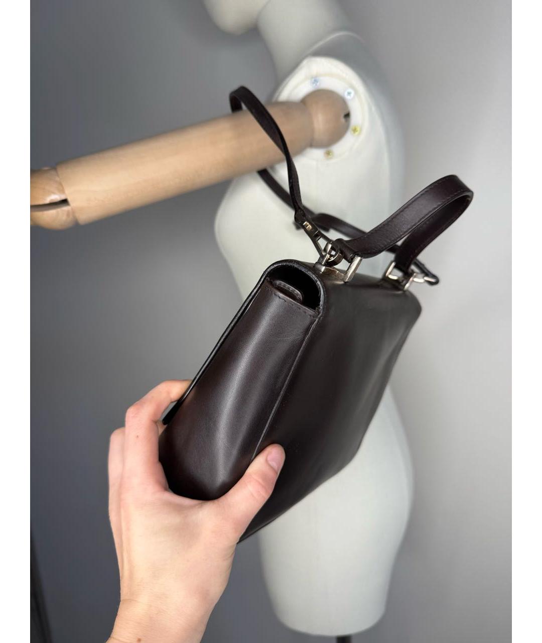 GUCCI Коричневая сумка с короткими ручками, фото 6