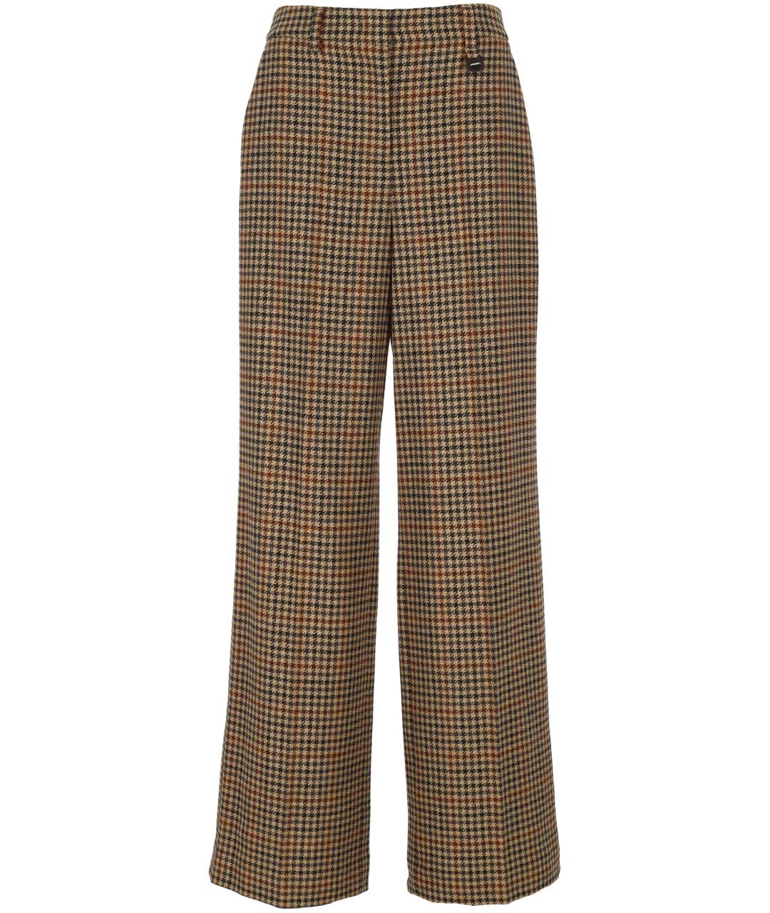 LORENA ANTONIAZZI Мульти шерстяные прямые брюки, фото 1