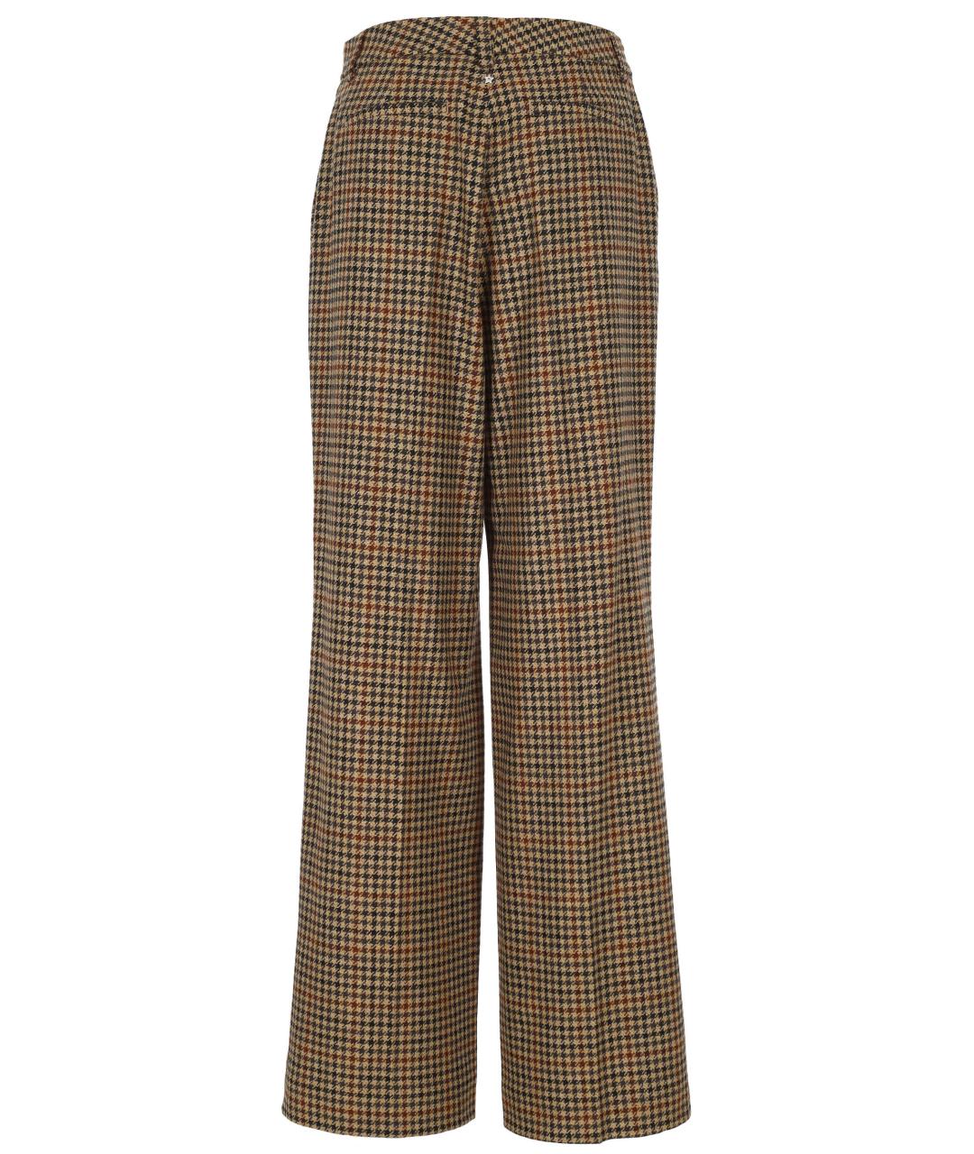 LORENA ANTONIAZZI Мульти шерстяные прямые брюки, фото 3