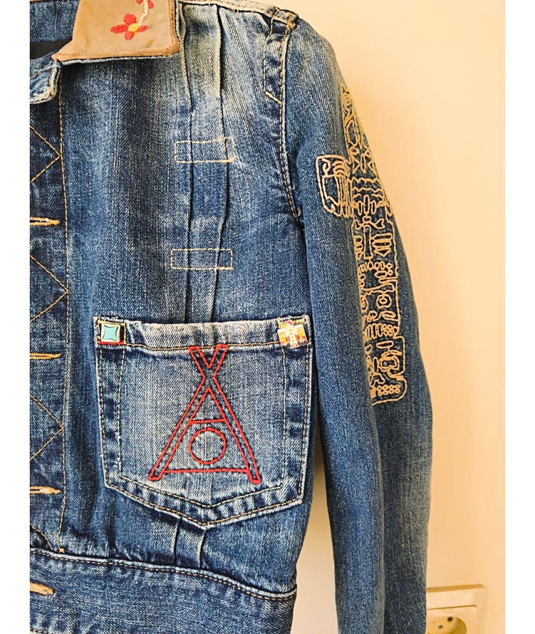 DSQUARED2 Синяя деним куртка, фото 7