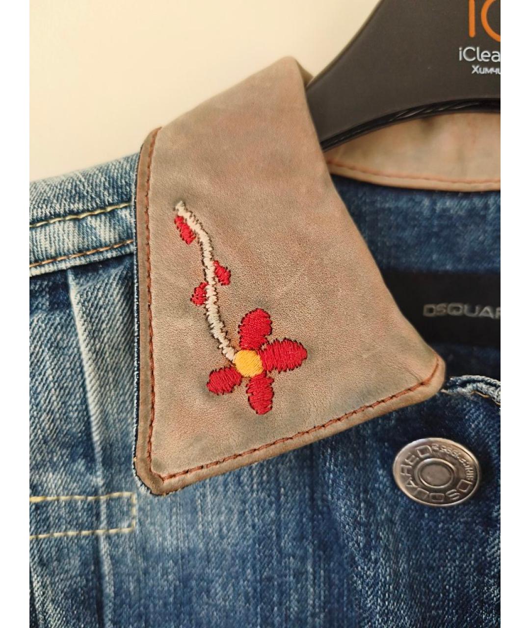 DSQUARED2 Синяя деним куртка, фото 5