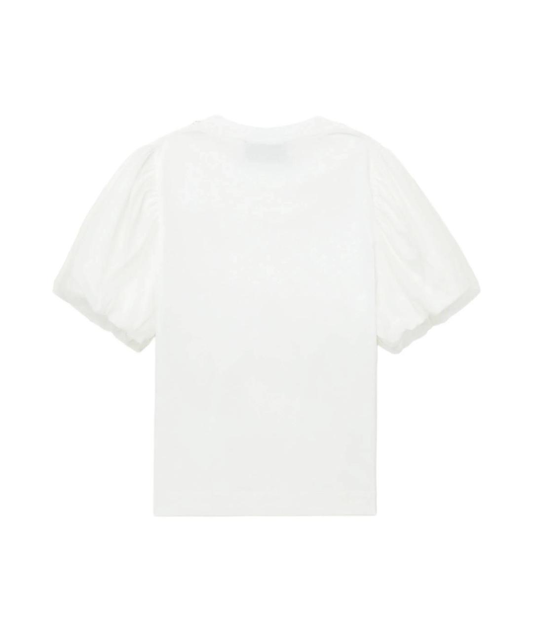 SIMONE ROCHA Белая хлопковая футболка, фото 3