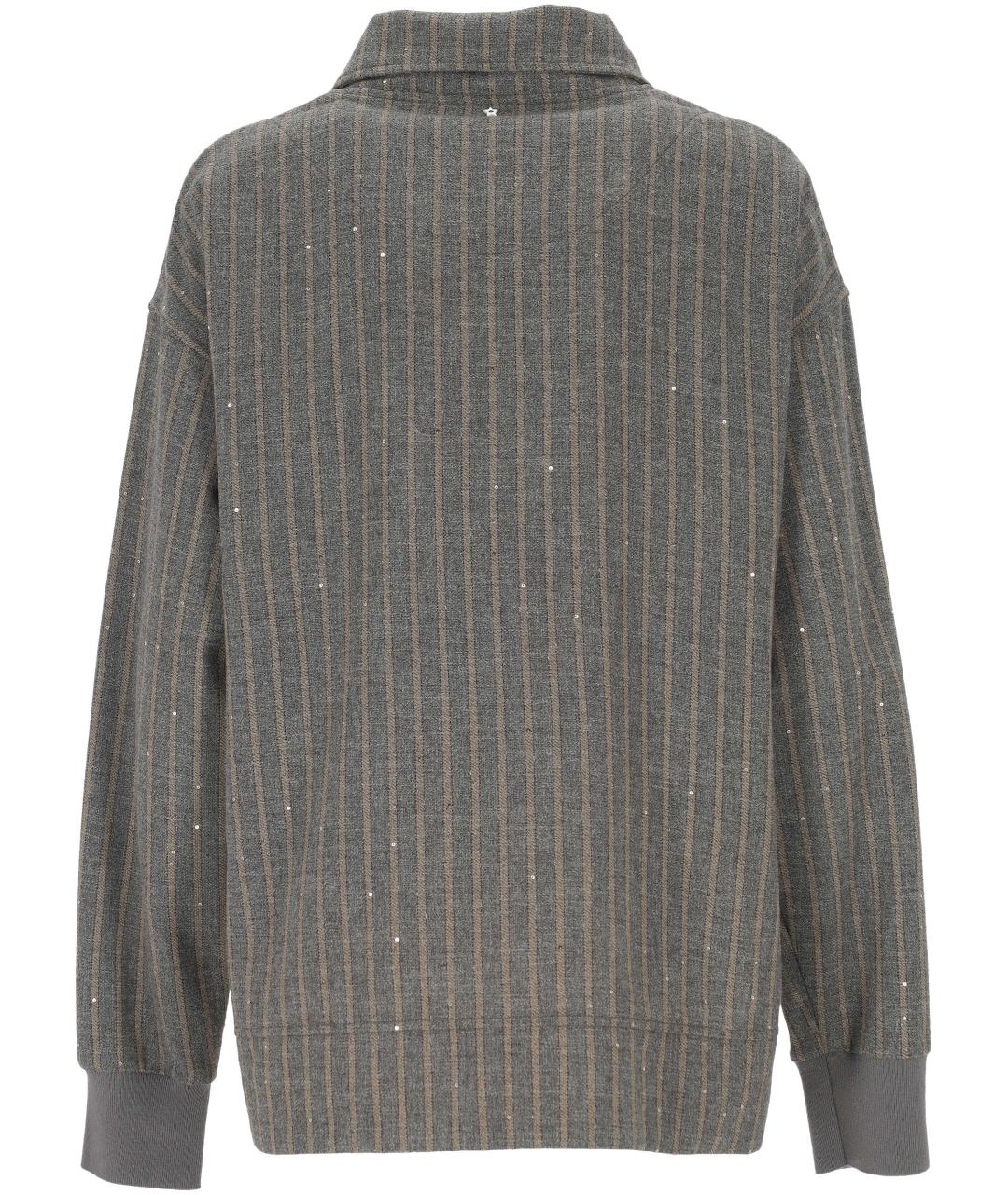 LORENA ANTONIAZZI Серая шерстяная куртка, фото 3