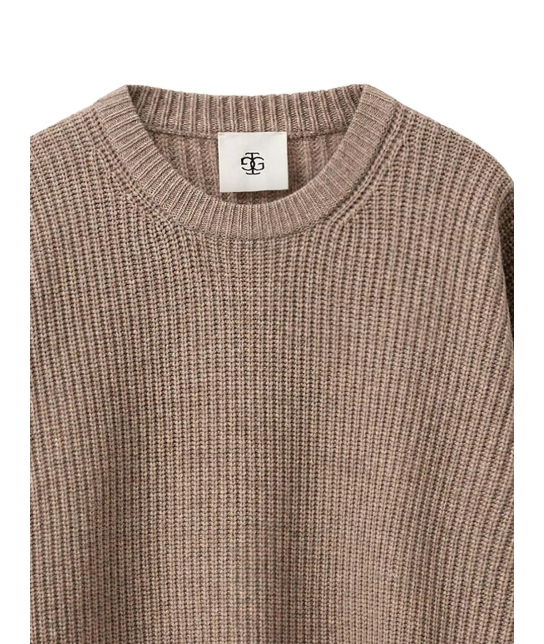 THE GARMENT Бежевый шерстяной джемпер / свитер, фото 2