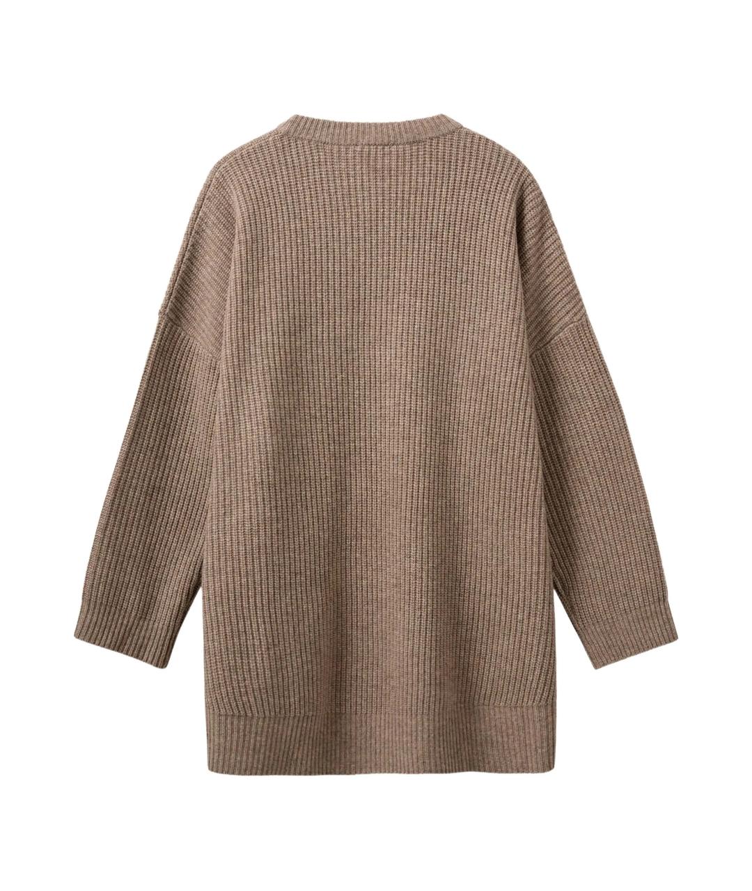 THE GARMENT Бежевый шерстяной джемпер / свитер, фото 3